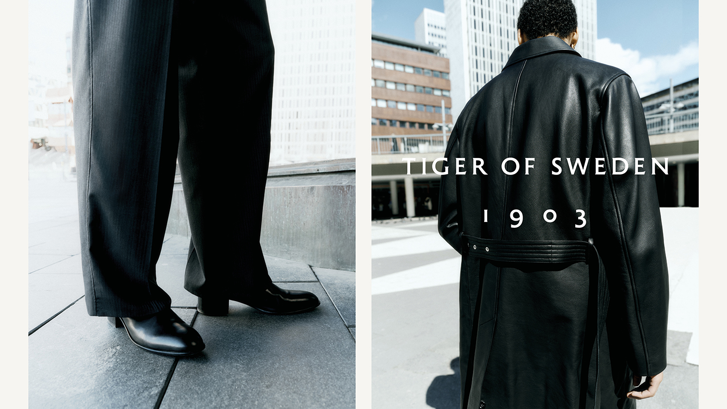 Tiger of Sweden AW24 campaign featuring Sol Goss. Photography by Umit Savaci.